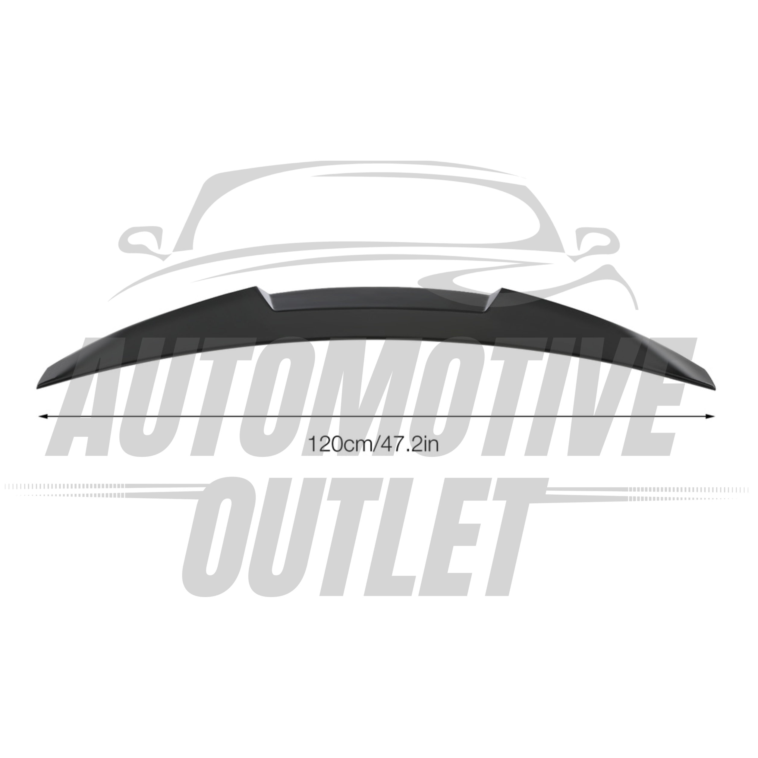REAR SPOILER GRAN COUPE V STYLE TRUNK GLOSS BLACK FOR BMW 4 SERIES F36 2014-2021 5