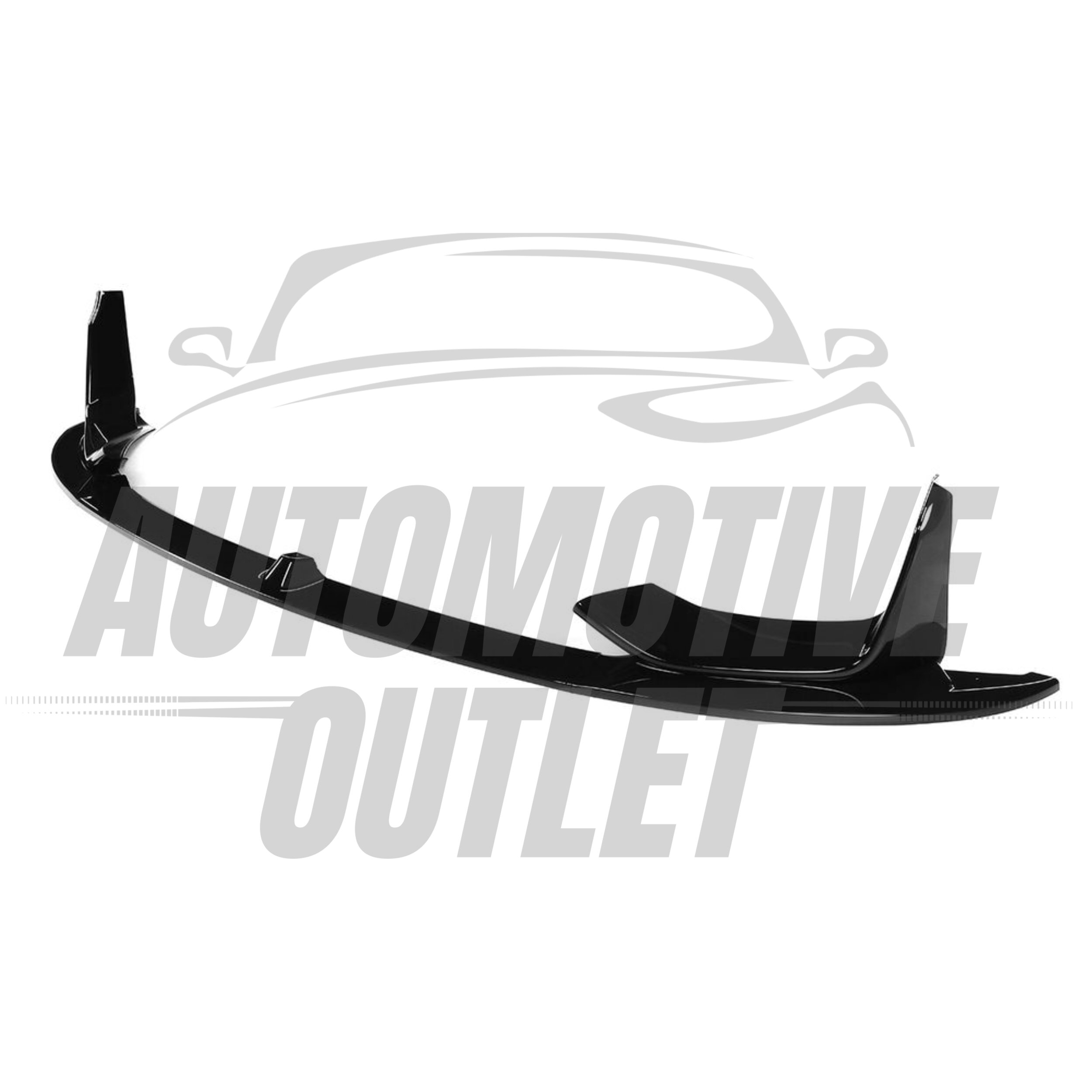 FRONT SPLITTER LIP M PERFORMANCE STYLE GLOSS BLACK FOR BMW M3 F80 F82 F83 2015+ 2