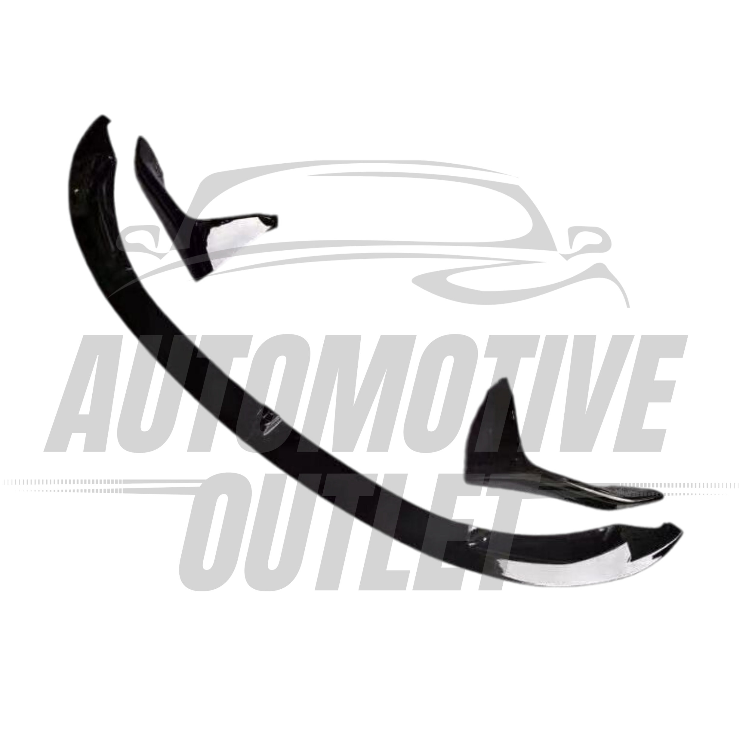 FRONT SPLITTER LIP M PERFORMANCE STYLE GLOSS BLACK FOR BMW M3 F80 F82 F83 2015+ 5