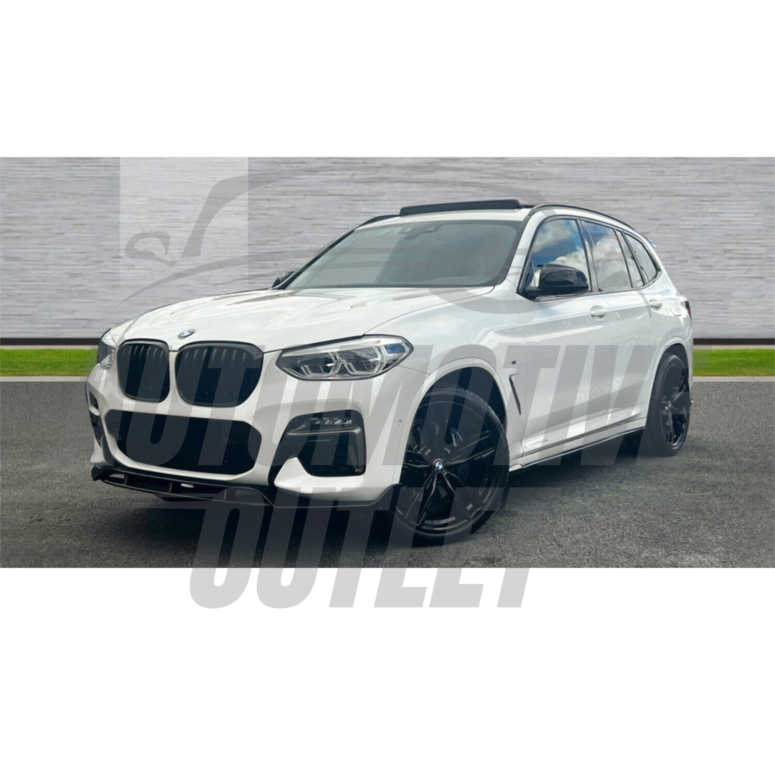 FRONT SPOILER REAR DIFFUSER SIDE SKIRTS AERO GLOSS BLACK FOR BMW X5 G05 2019-23+ 8