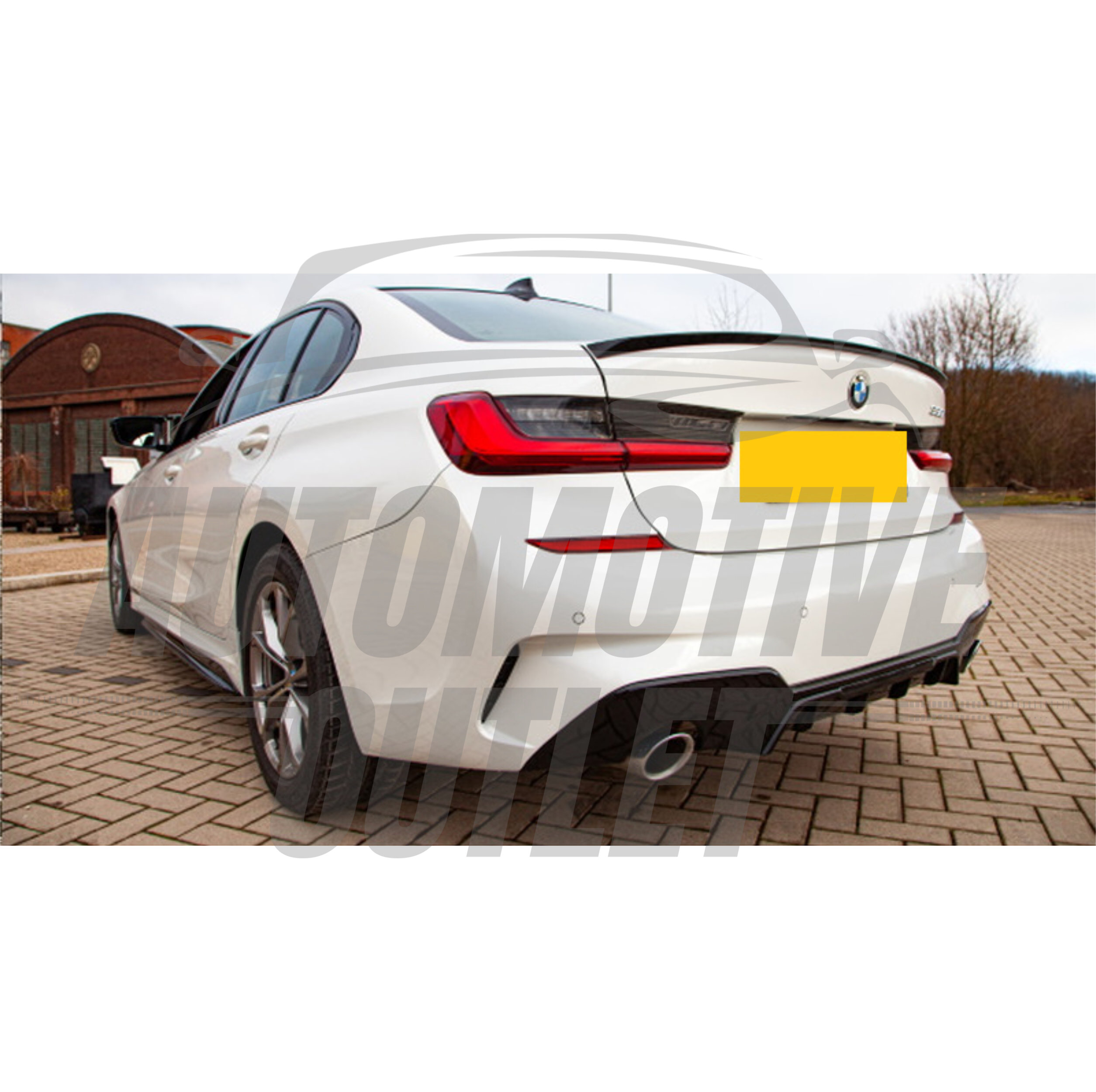 REAR BOOT SPOILER WING LIP M PERFORMANCE GLOSS BLACK FOR BMW G20 G28 2019-2022 8