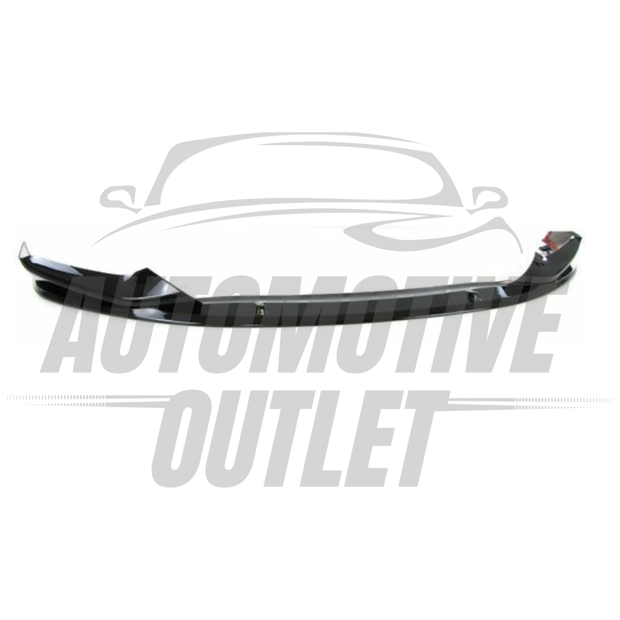 FRONT SPLITTER GLOSS BLACK FOR BMW 5 SERIES G30 G31 M5 SPORT STYLE 2016-2019 4
