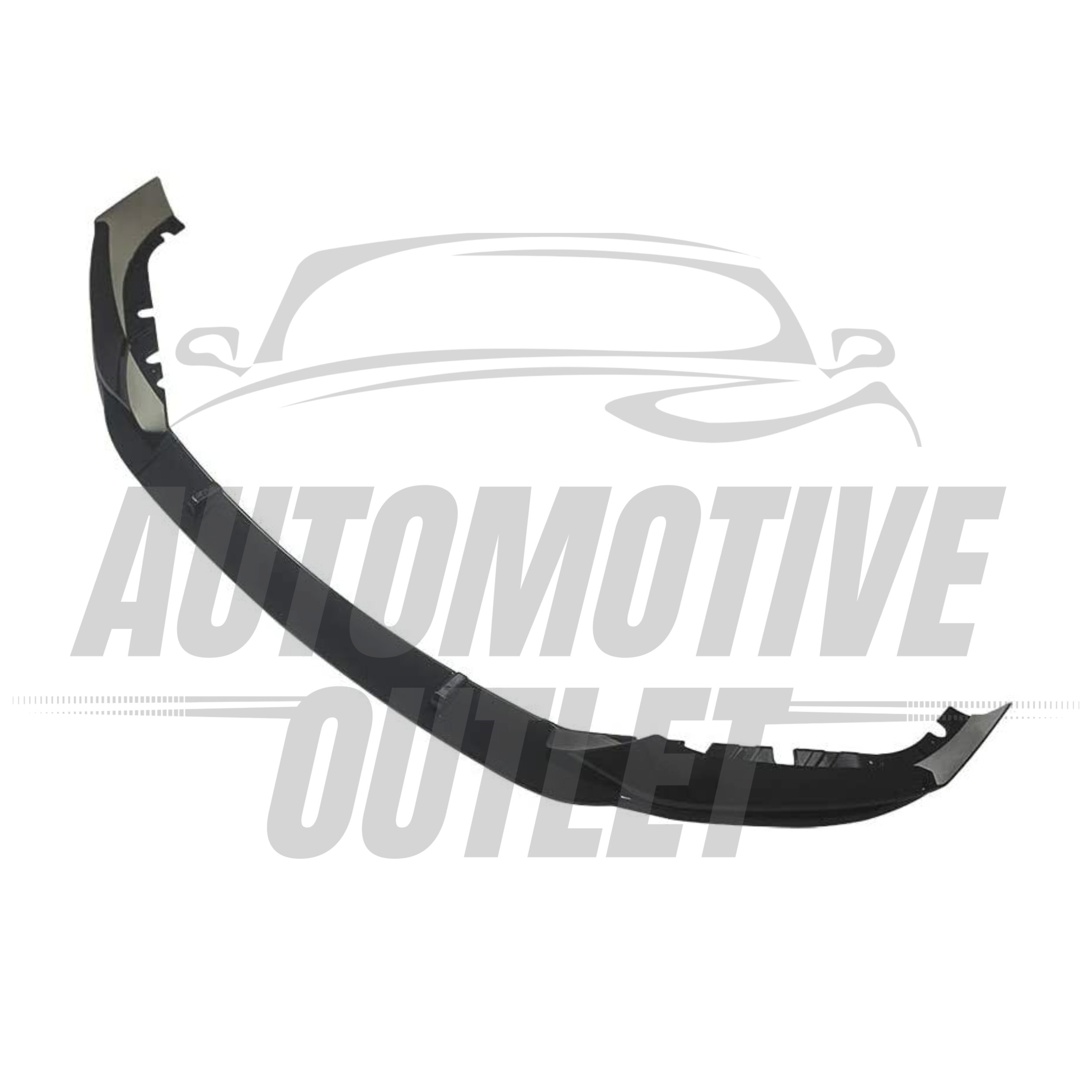 FRONT SPLITTER GLOSS BLACK FOR BMW 5 SERIES G30 G31 M5 SPORT STYLE 2016-2019 5