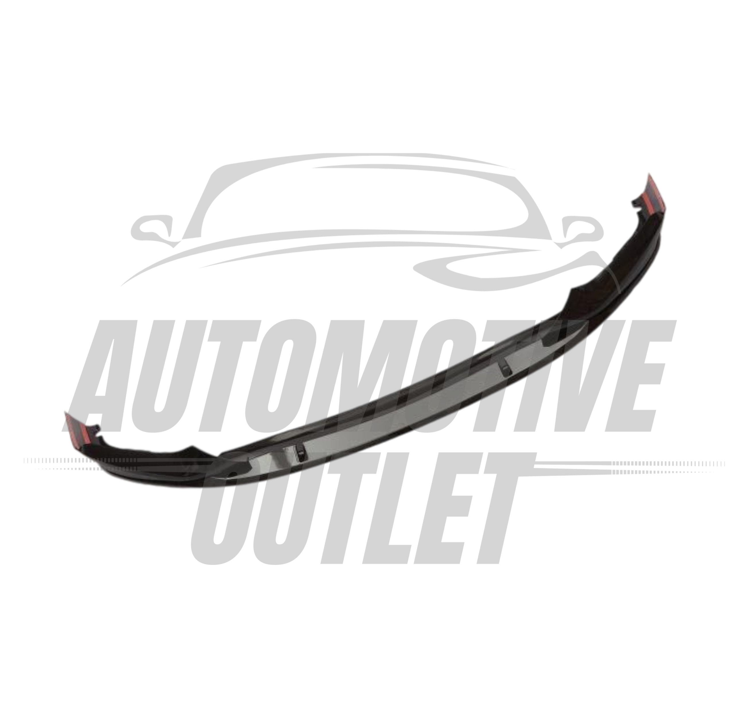 FRONT SPLITTER GLOSS BLACK FOR BMW 5 SERIES G30 G31 M5 SPORT STYLE 2016-2019 7