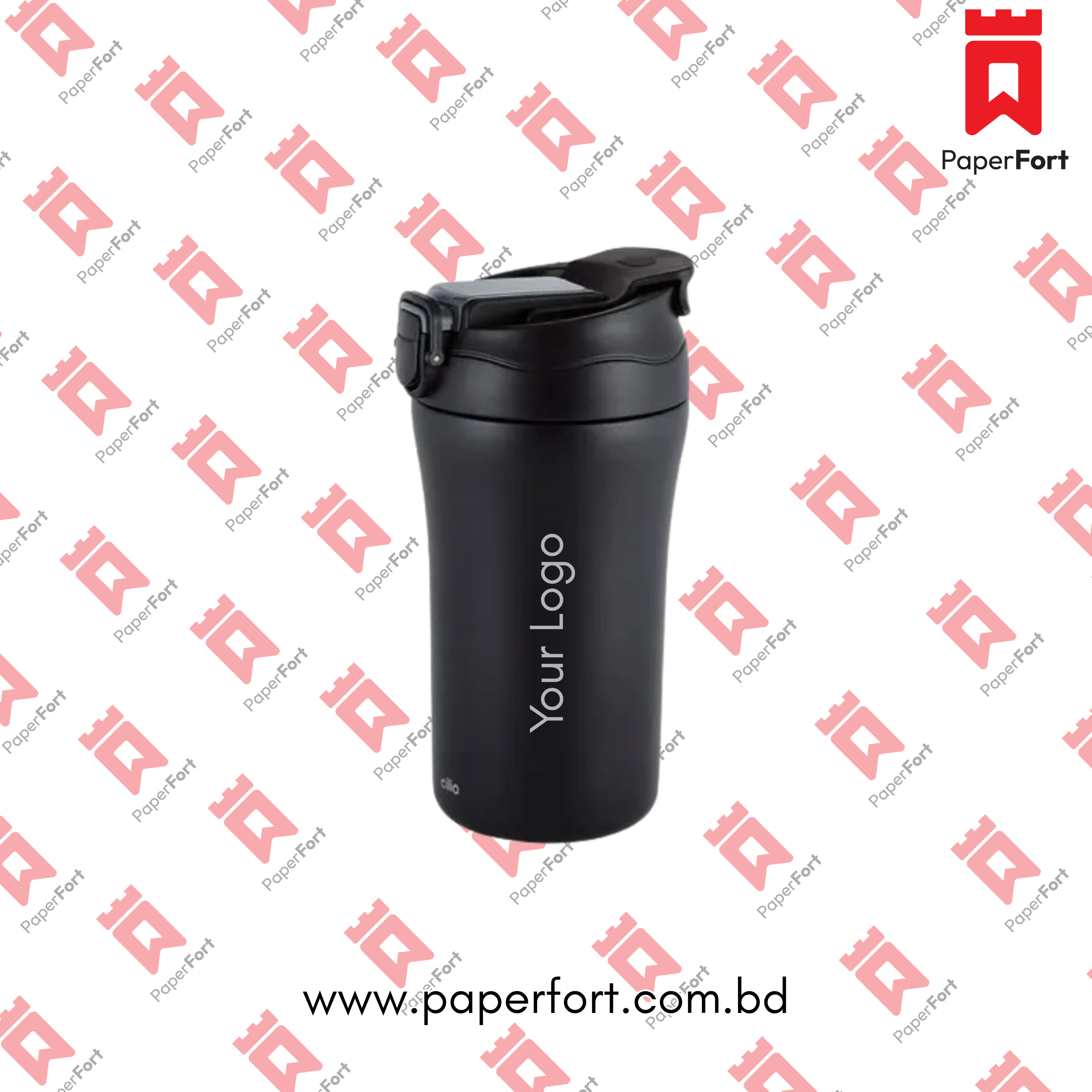 Insulated Drinking Mug 400ml Black
