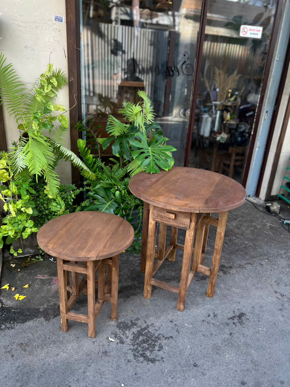 Bàn Tròn Mặt Gấp