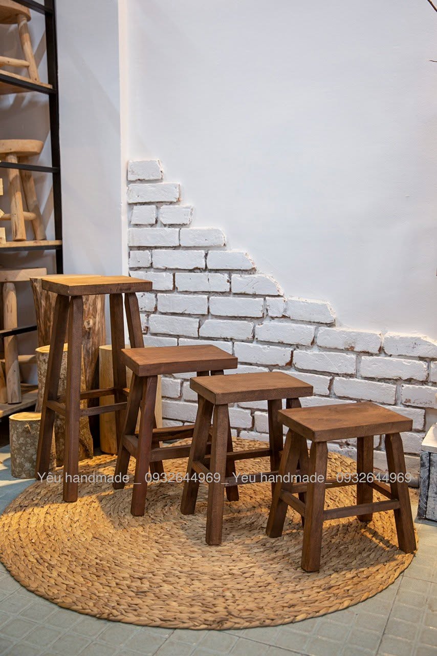 Ghế Đôn Mặt Chữ Nhật