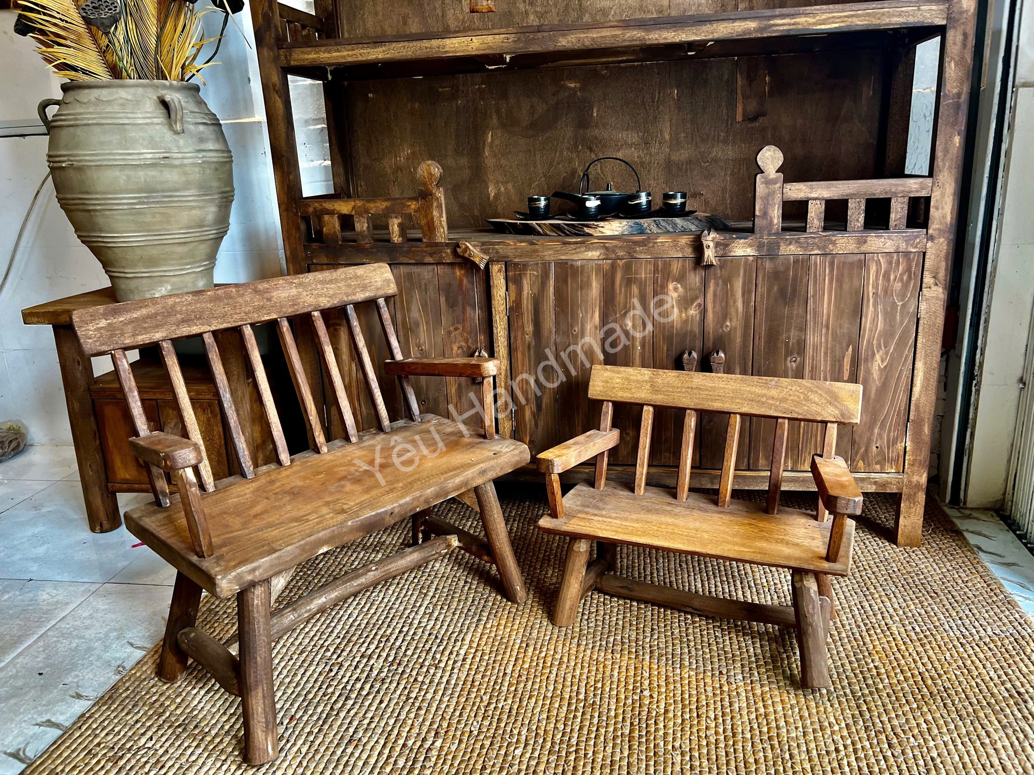 Ghế Bench Tựa Mini