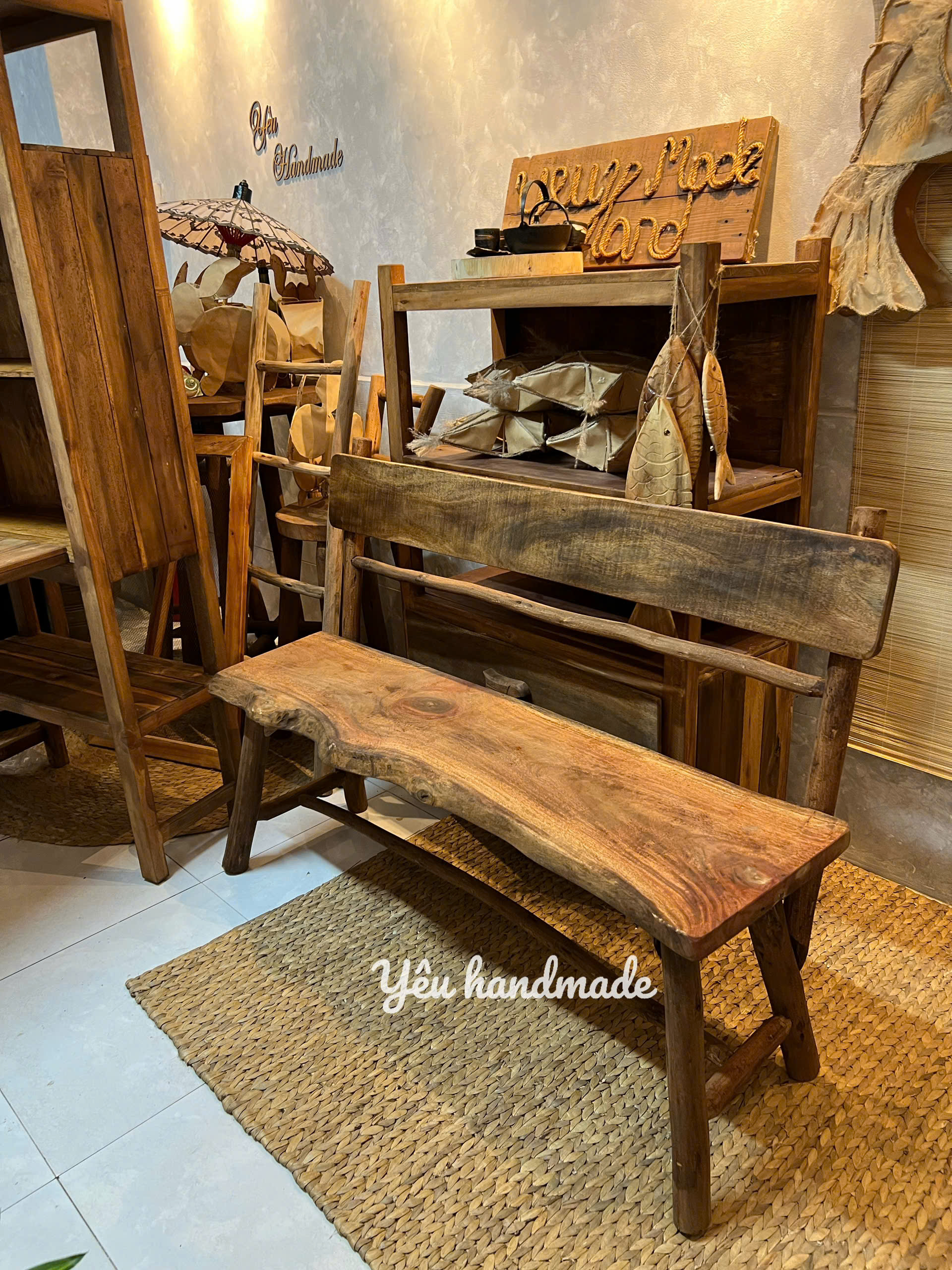 Ghế Bench Tựa Lưng 1m2