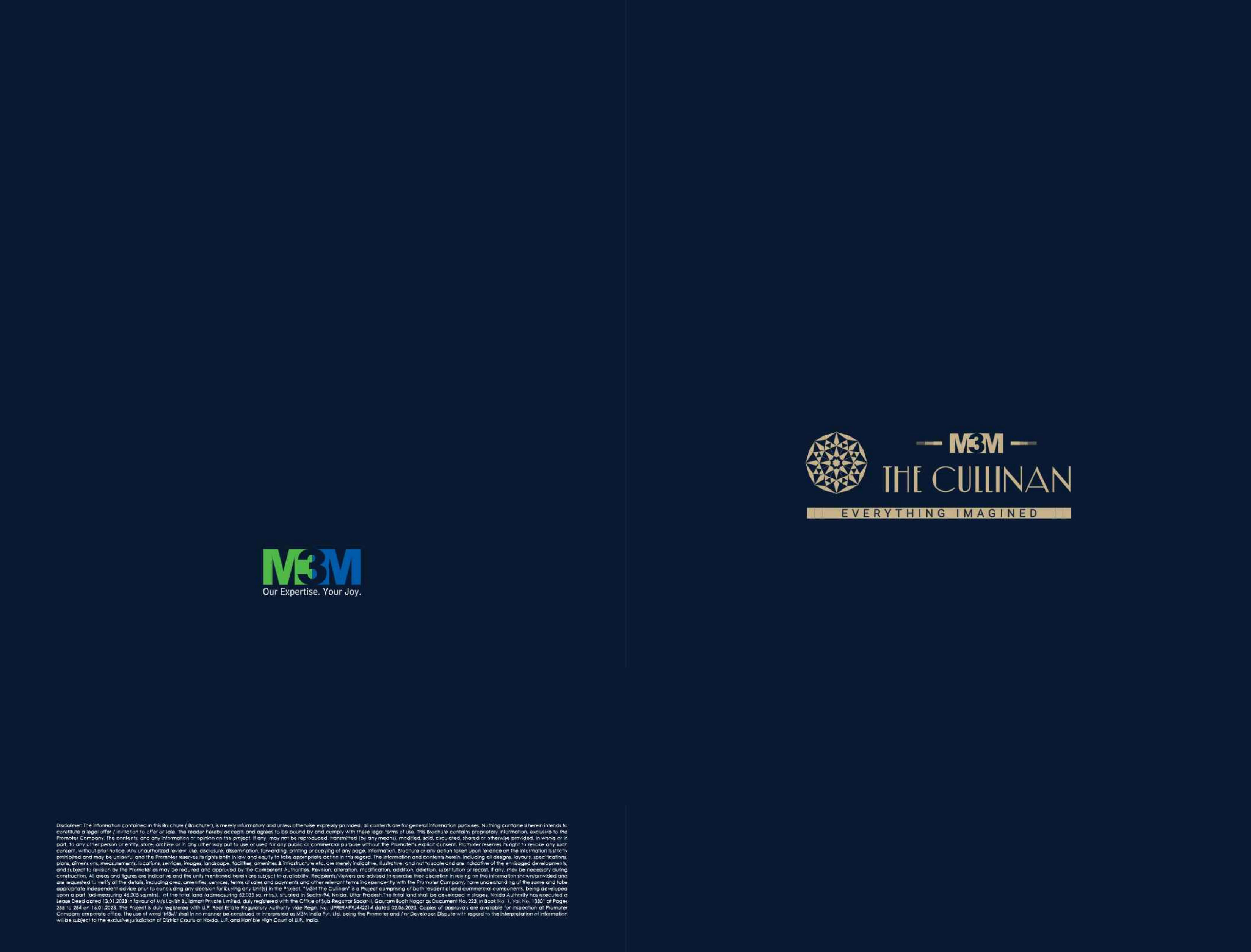 M3M The Cullinan brochure page 1 preview