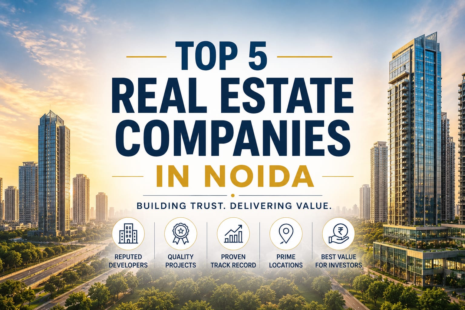 Top 5 Real Estate Companies in Noida: A Serious Investor's Guide