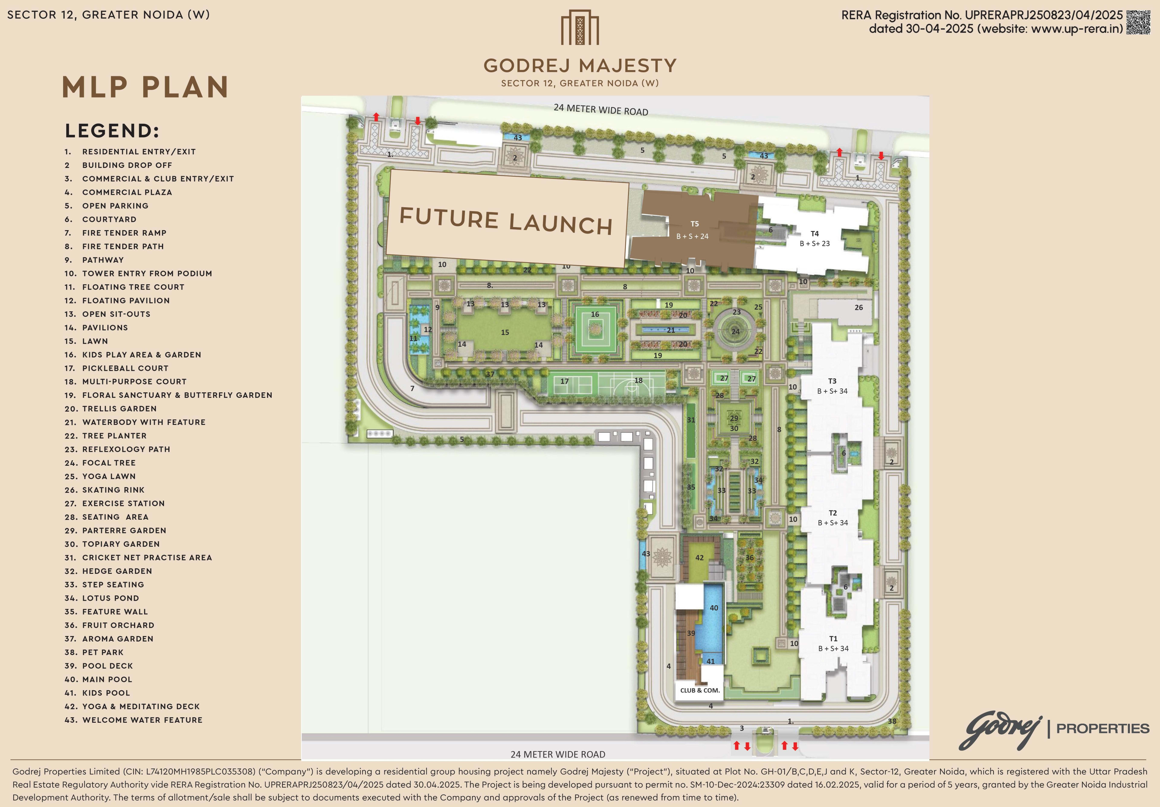 Godrej Majesty  master plan