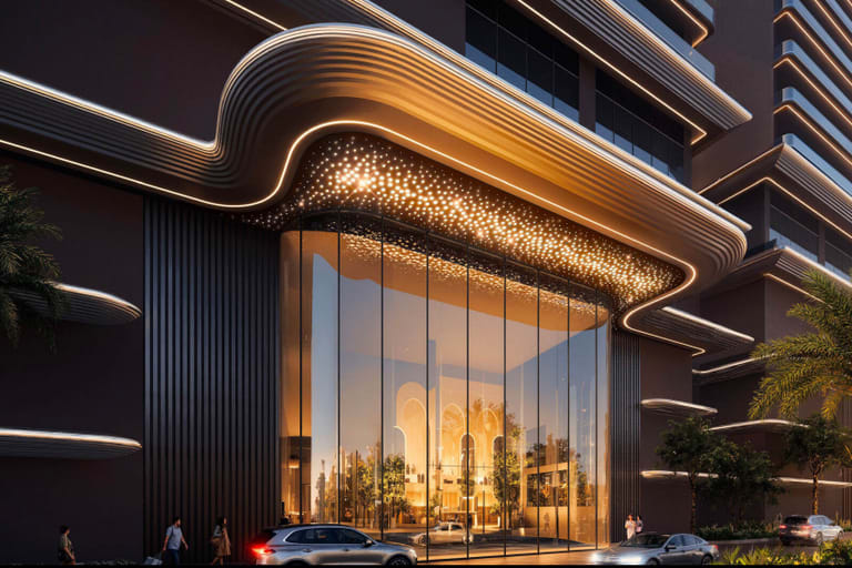 M3m jacob and co residences paved compound image