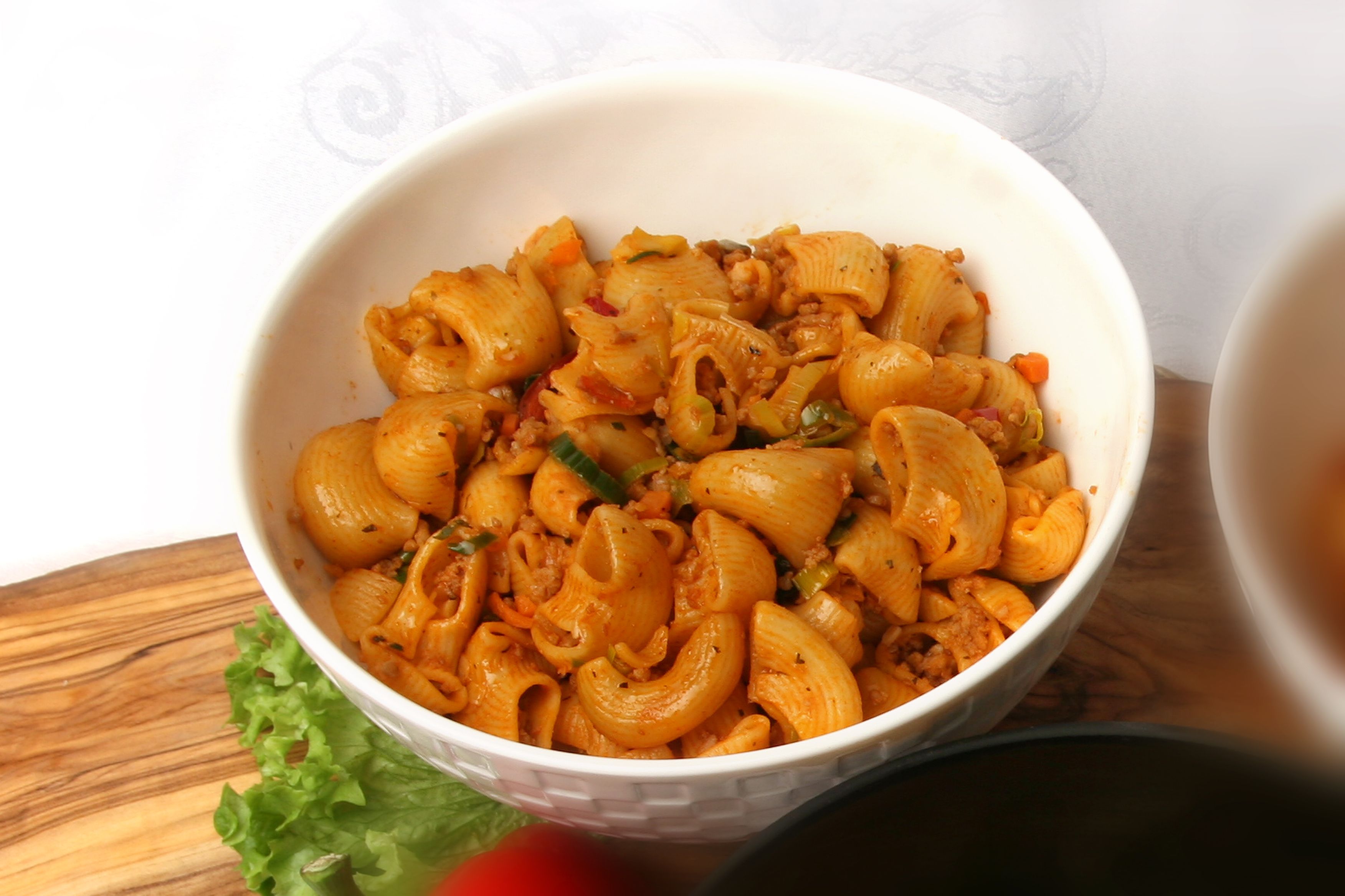 Pasta met Gehaktballetjes in tomatensaus