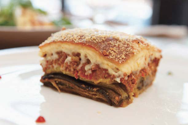 Moussaka ( Grieks gerecht )