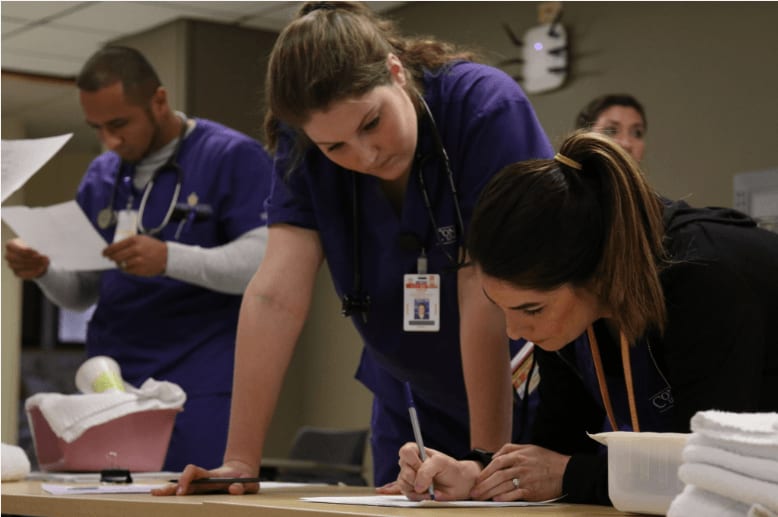 Concordia Texas nursing students