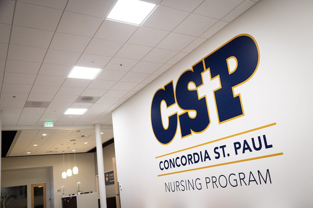 CSP Nursing Program wall sign