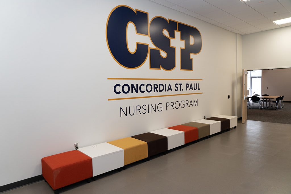 CSP Nursing Program wall signage