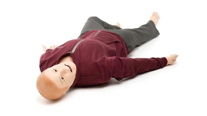 sim manikin with clothes on