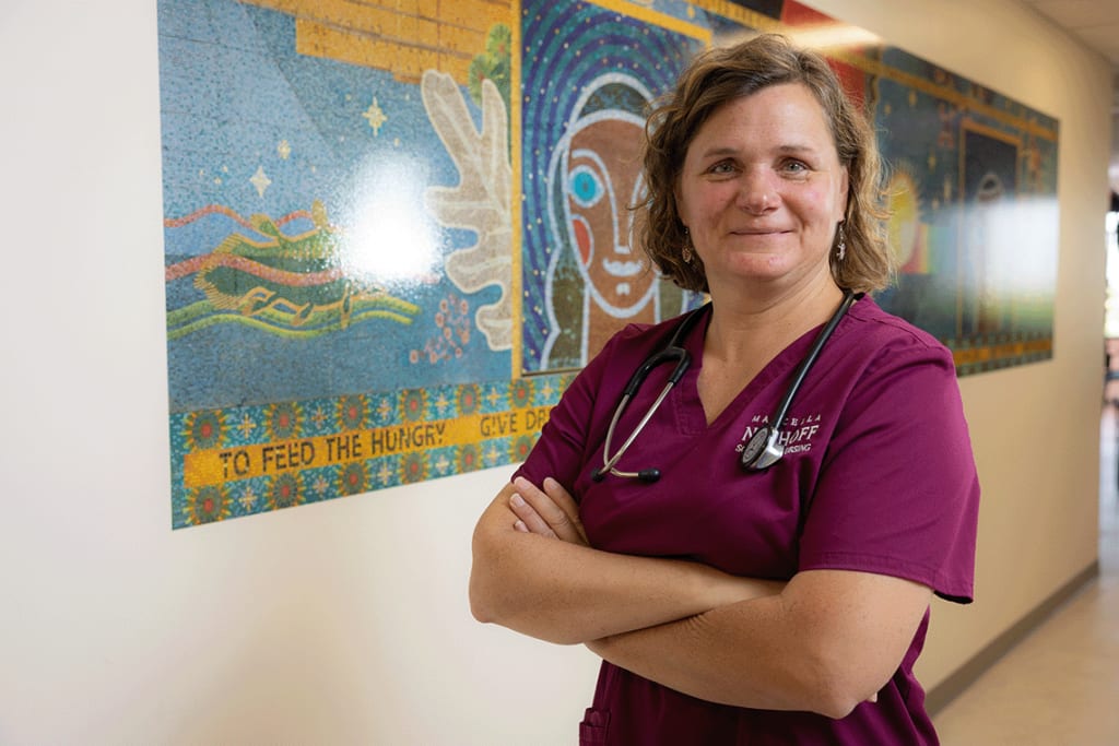 Loyola nursing student portrait