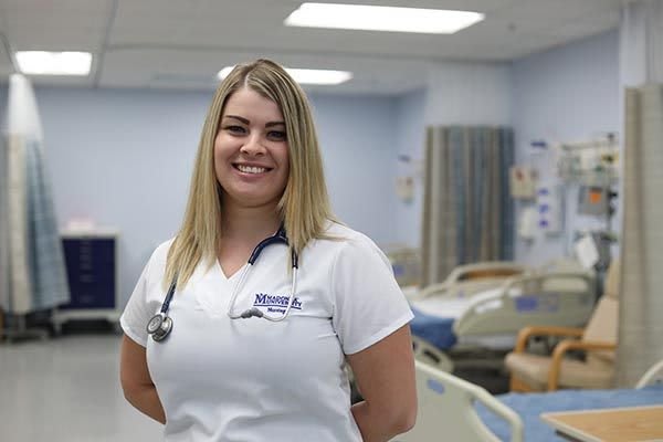 Student in Madonna University's Accelerated BSN program