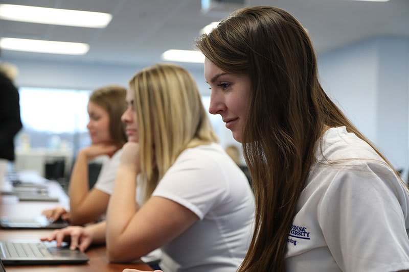 Madonna ABSN students in classroom