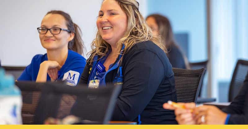 Madonna ABSN students sitting in classroom