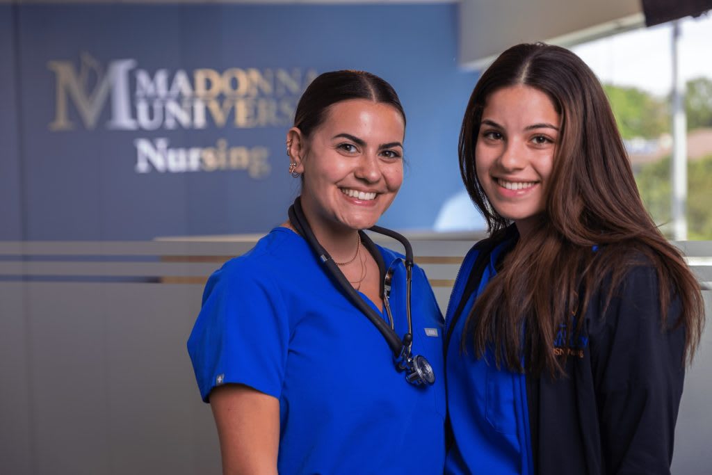 Madonna nursing students