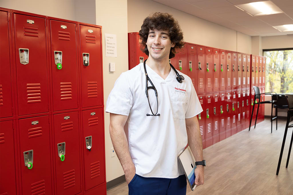 smiling northeastern nurse portrait