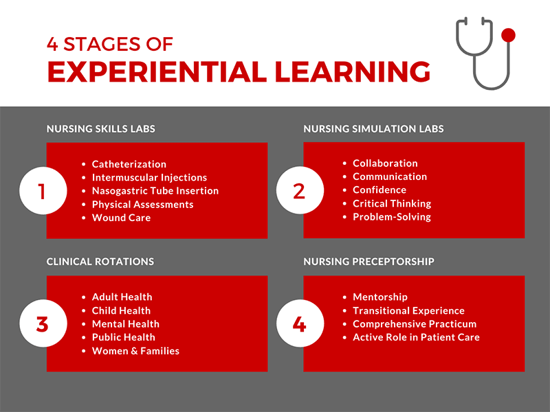 infographic - 4 Stages of Experiential Learning