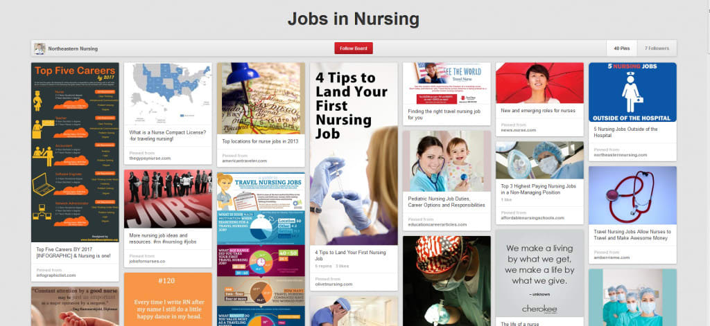 Northeastern Nursing on Social Media