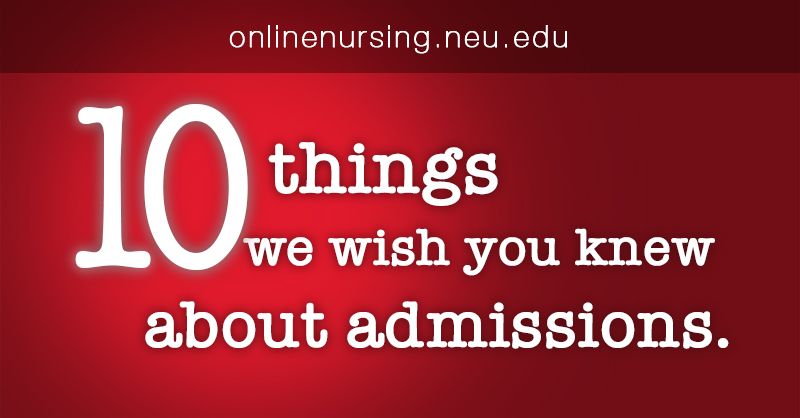 What Admissions Wants You to Know Before Starting Nursing School