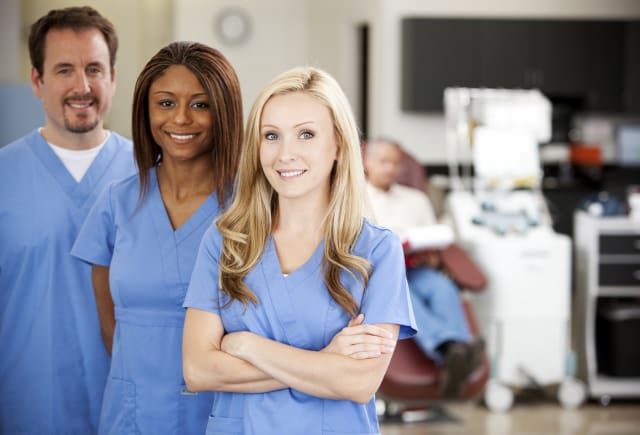 Nurses pursuing advanced degrees group of nurses