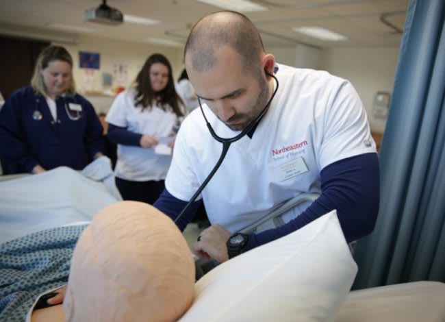 Northeastern Accelerated BSN simulation lab