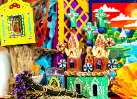 Colorful celebration items at Fiesta San Antonio