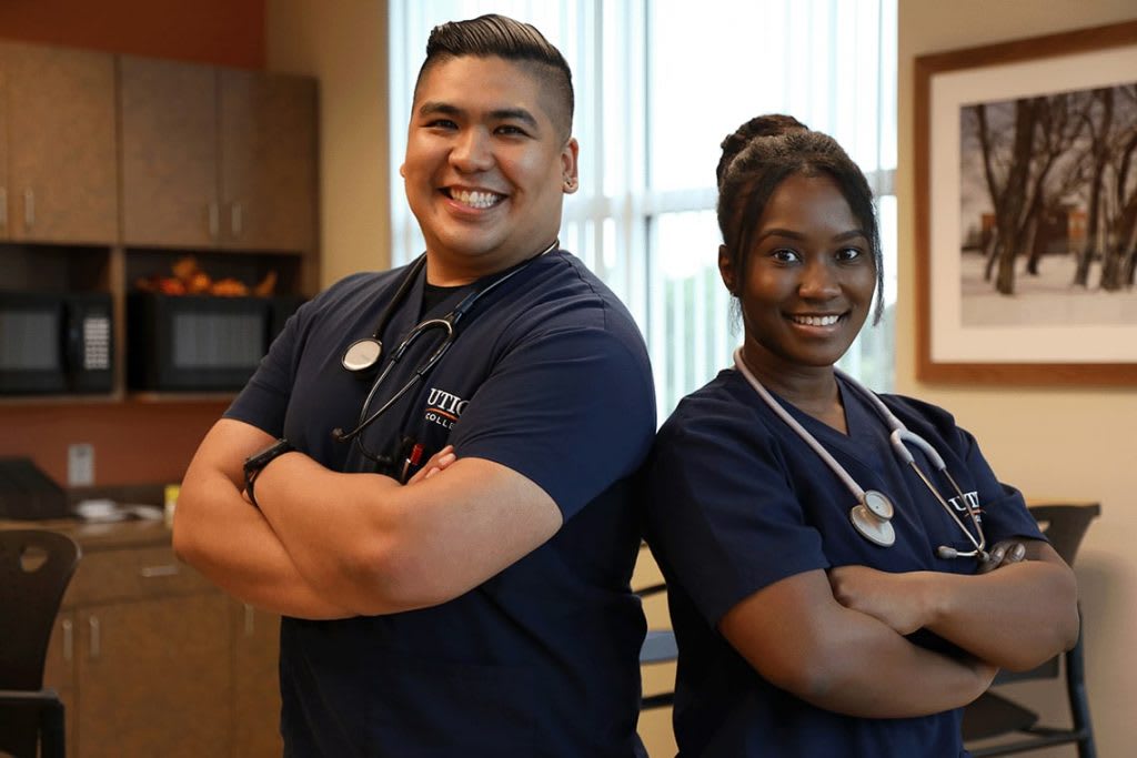 two Utica nursing students