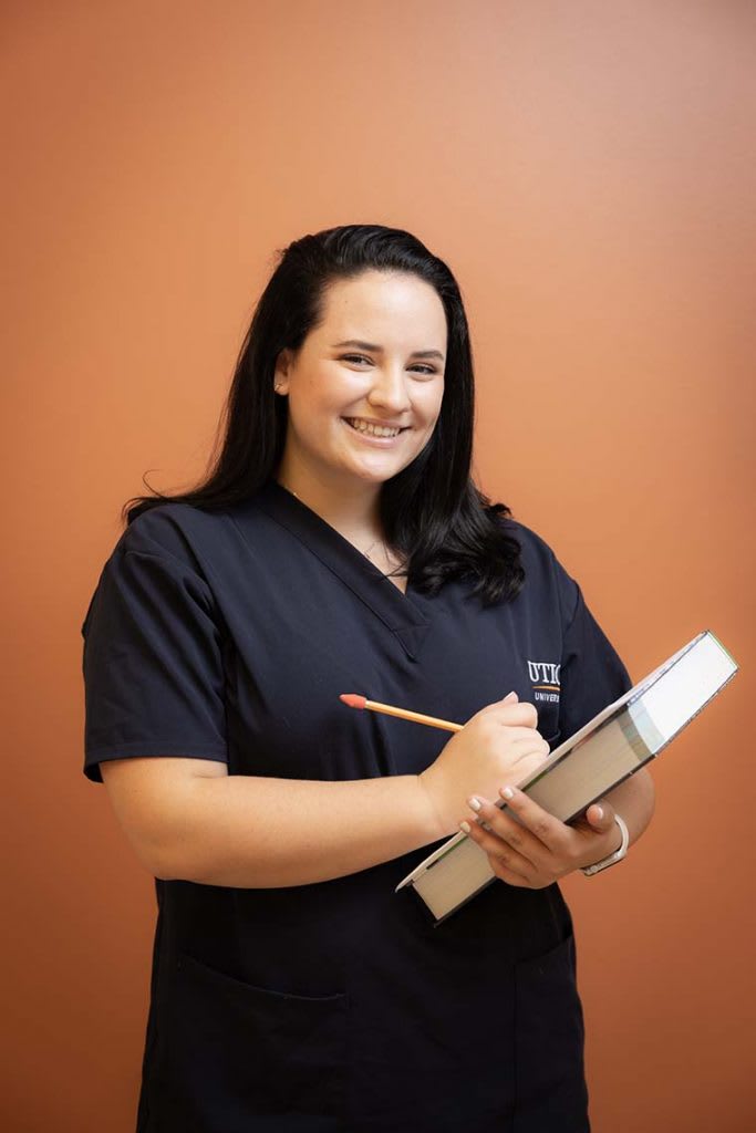 nurse with book