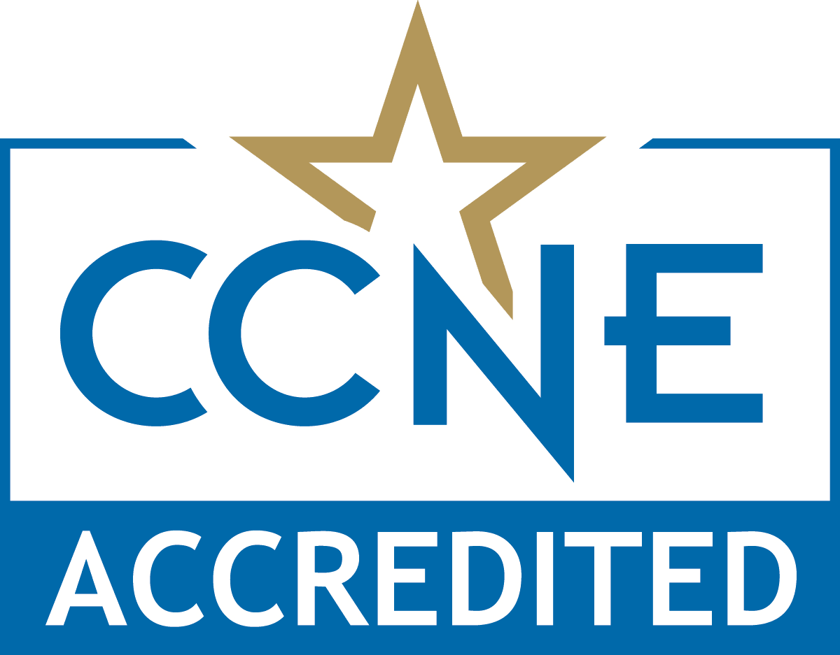 Logo for CCNE accreditation