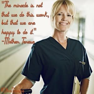 nursing student mantras mother teresa