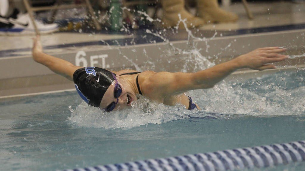 Xavier ABSN student lauren swimming