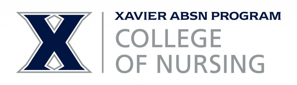 Xavier college of nursing logo