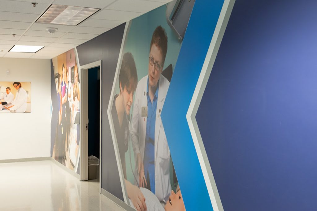 xavier hallway with images