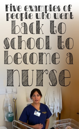 going back to school to become a nurse