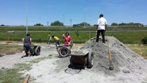 Nursing students get their hands dirty in the community