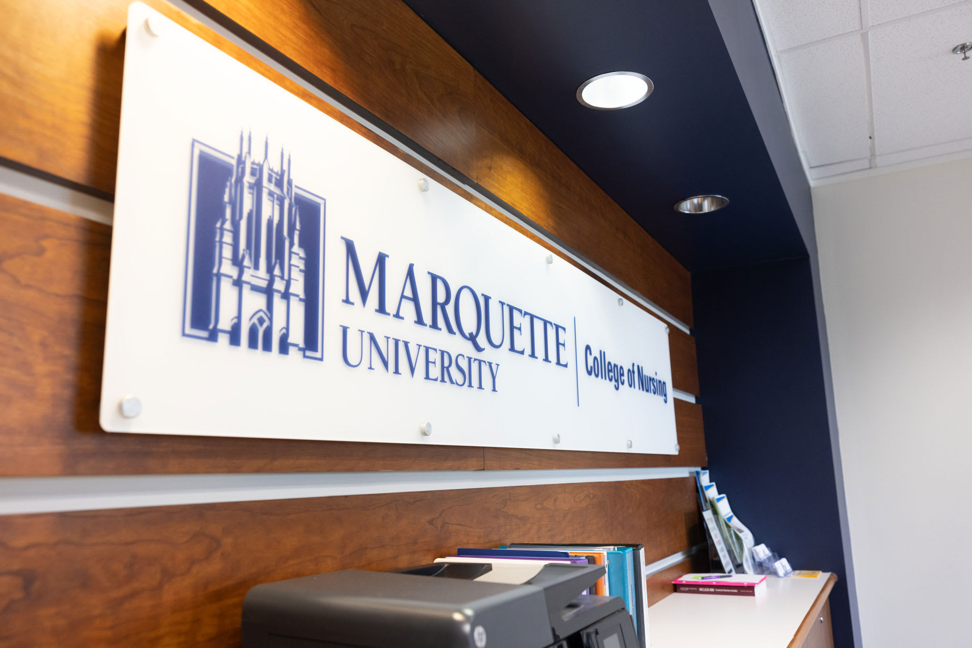 Marquette college of nursing banner