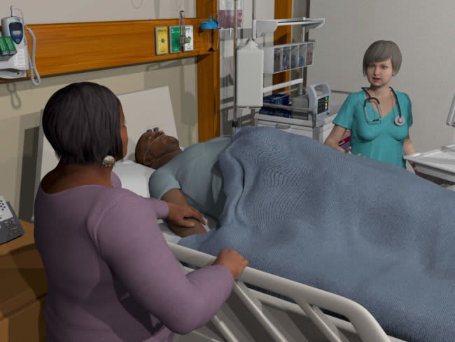 Example of virtual activity in online nursing