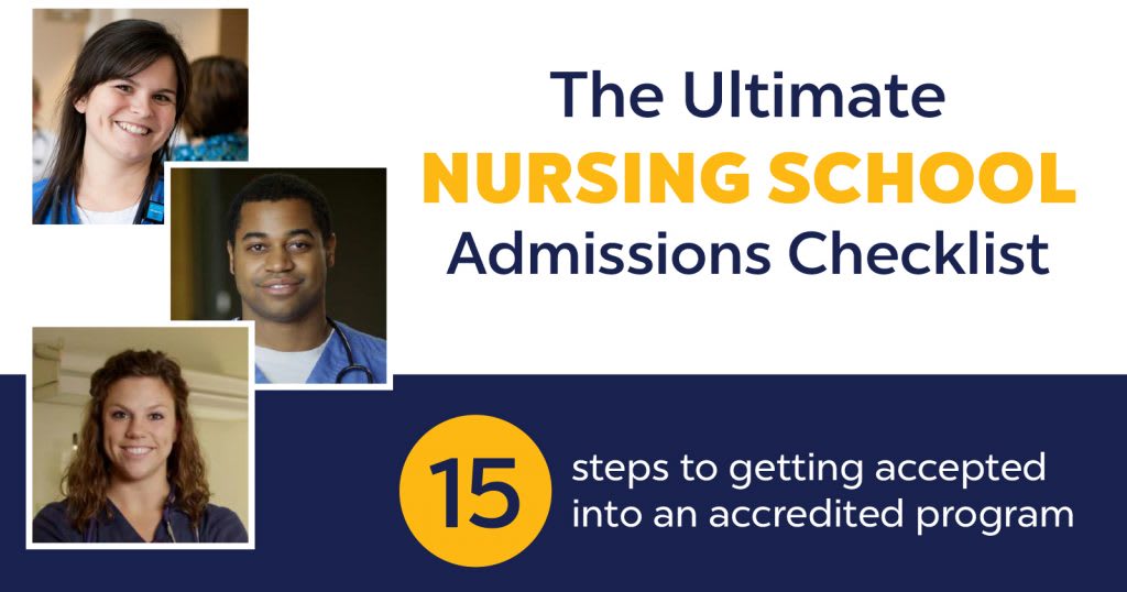 The Ultimate Nursing School Admissions Checklist guidebook