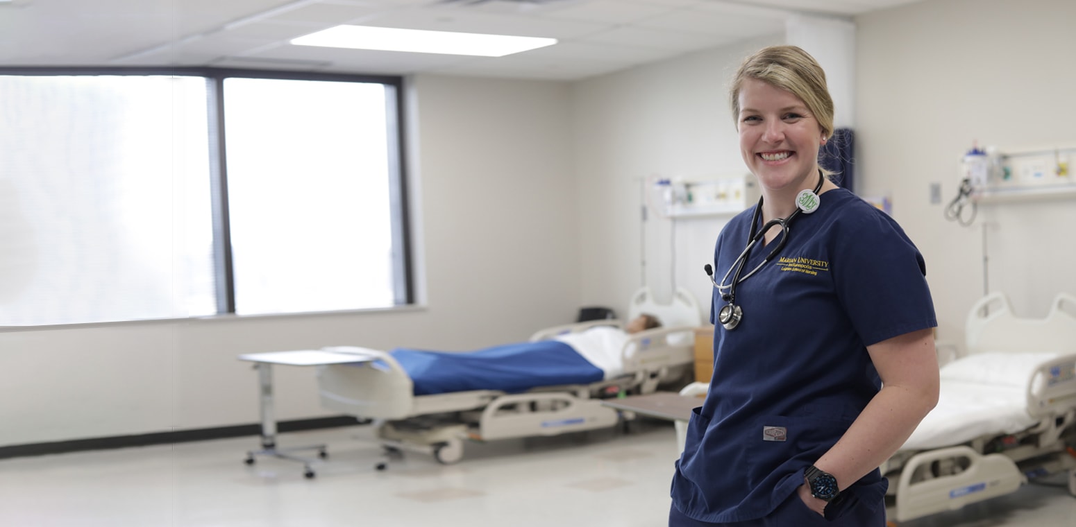 smiling ABSN student