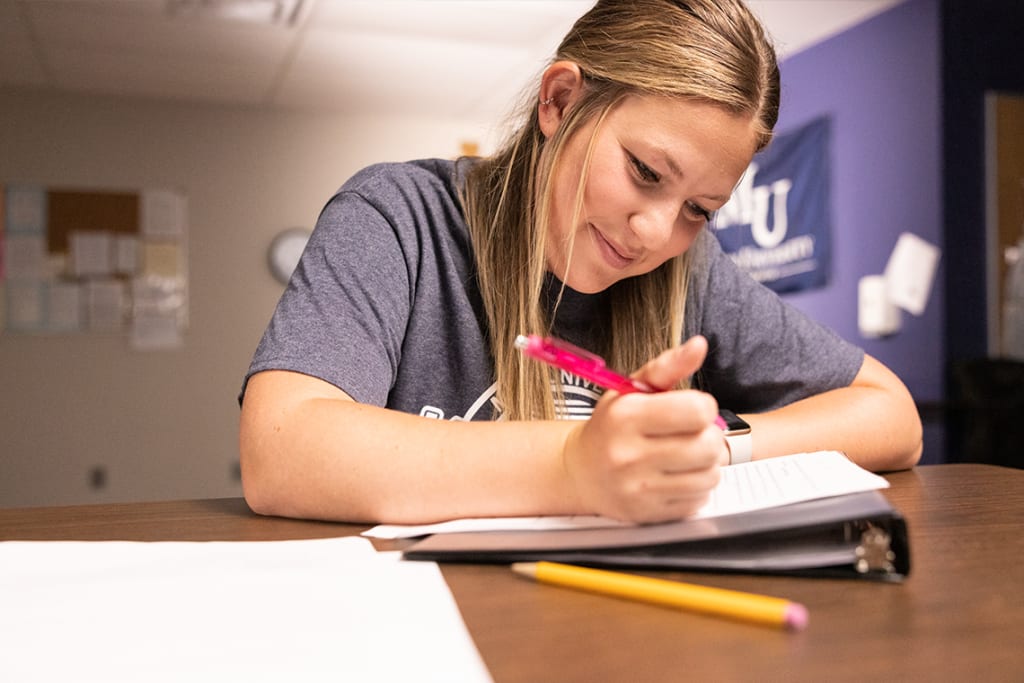 marian student studying