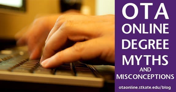 OTA online degree myths and misconceptions